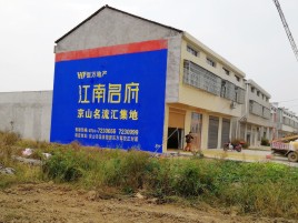 盐城农村墙体广告在不同形式上面展现的不同特色