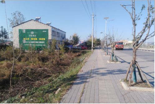 盐城书山南院墙体广告